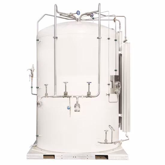 Customized 30m3 Lox/Lin/Lar Cryogenic Liquid Storage Tank with Pbu