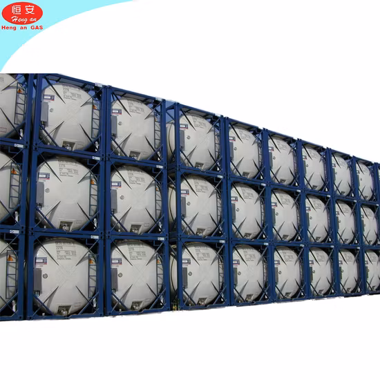 T75 Un Portable Cryogenic GB/ASME 40FT LNG ISO Tank Container Stainless Steel Storage Tank