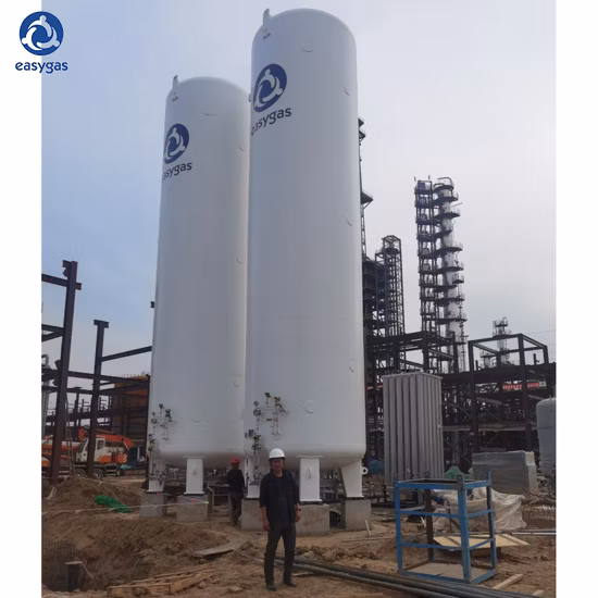 Stainless Steel Cryogenic Tanks Produced in China, with Capacities Ranging From 5 Cubic Meters to 60cubic Meters, for The Storage of Oxygen, Argon, Nitrogen,