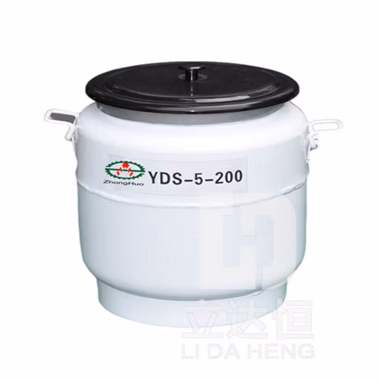 Yds-10 Yds-20 Liquid Nitrogen Tank with Canisters Tank for Cryogenic Storage Biological Materials