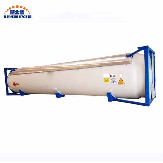 ASME 40-Foot Cryogenic Tank Container LNG Liquid Oxygen Lin Lar Lco2 Storage Tank Container